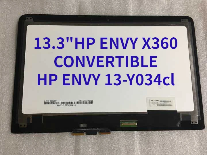 

New 13.3" Touch screen digitizer For HP ENVY X360 CONVERTIBLE 13-y034cl Glass Assembly UHD 3840X2160 For HP ENVY 13-y034cl
