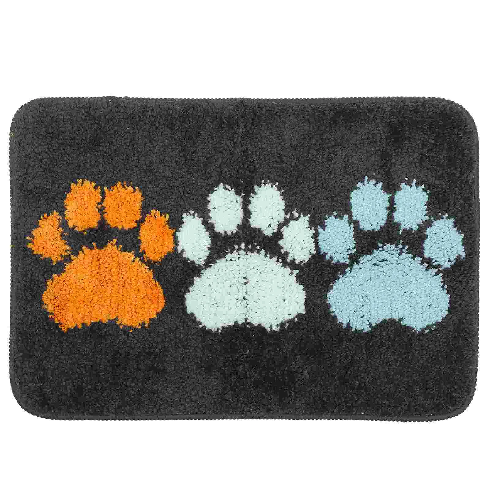 

Floor Cushion Absorbent Bath Mat Anti-Skid Bath Rug Water Absorbent Bath Rug Floor Rug Household Bathroom Rug
