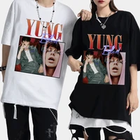 yungblud print t shirt for men women clothing 2022 summer new oversized short sleeve t shirt couple hip hop harajuku t shirts
