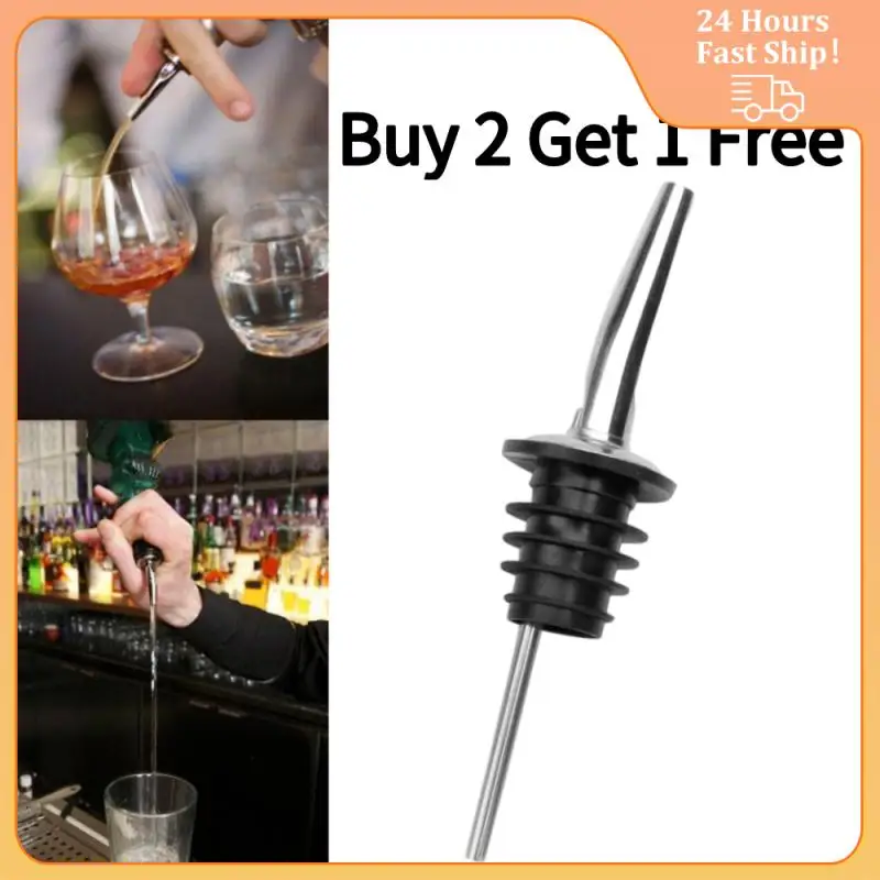 

New Stainless Steel Stopper For Bottle Wine Olive Oil Pourer Dispenser Spout Bottle Pourer Stopper For Bottle Bar Accessories