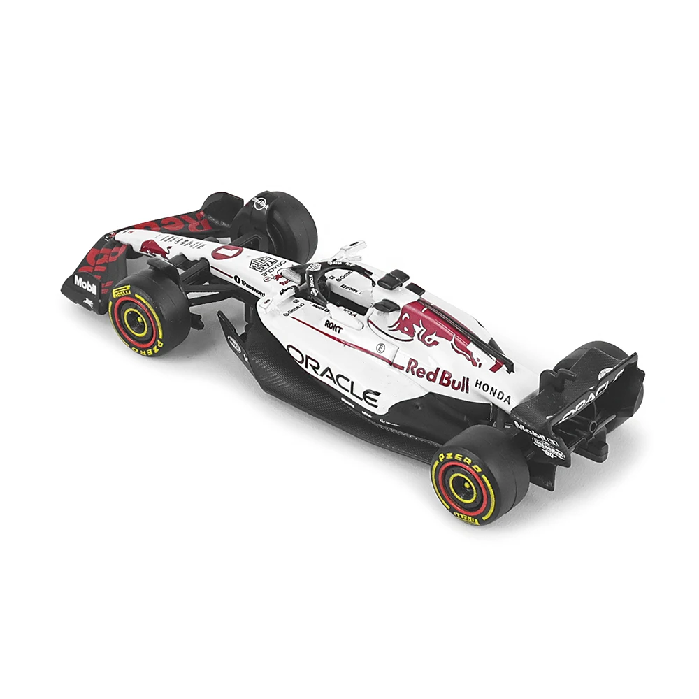 Фото Bburago 1:64 Oracle Red Bull Racing 2025 F1 RB21 # 1 Верстаппен # Коллекционная модель автомобиля Yuki Tsunoda Alloy, последняя модель, 22 шт. №4