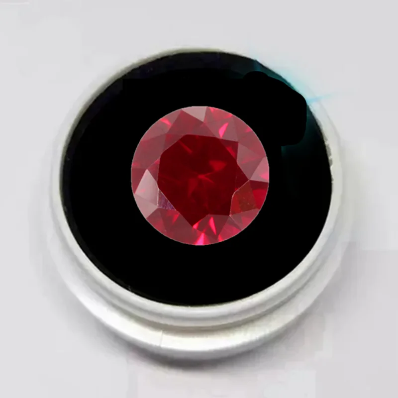 

Box Natural Mined Pigeon Blood Red Ruby AAAA+ Unheated 4.0Cts 10.0mm Sri-Lanka VVS Loose Gemstone For Jewelry Making