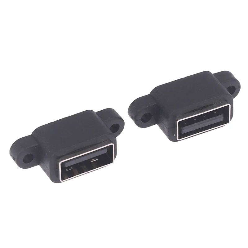 

5Pcs Waterproof USB 2.0 Charging Data Tail Plug-in 4 Pin USB Interface Port USB2.0 Connector Plug Jack Socket PCB Dock