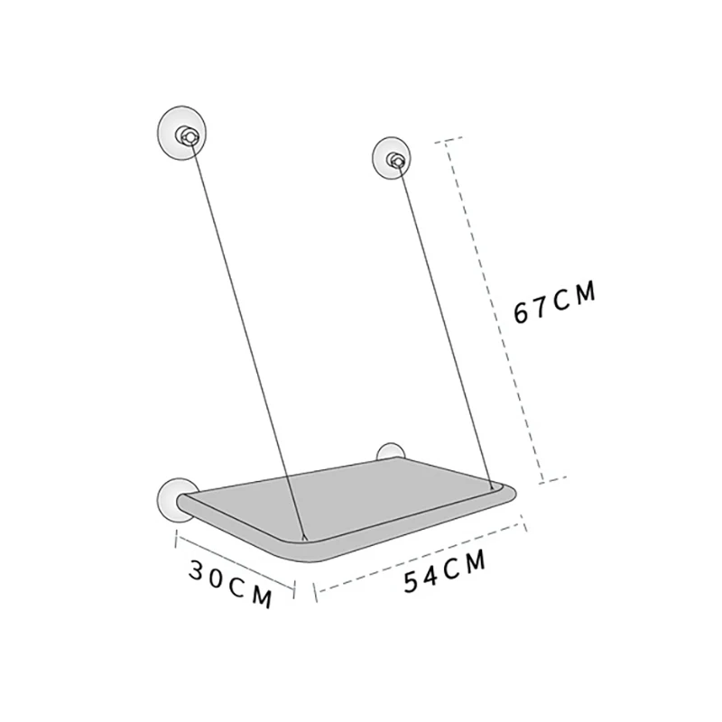 Подвесная кошачья кровать мощный гамак на присоске для кошек котят домик