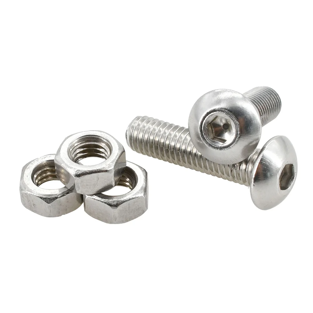 M3 M4 M5 болты с шестигранной головкой из нержавеющей стали набор винтов