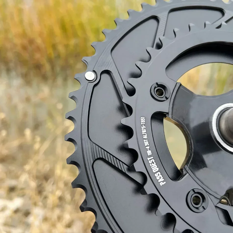 Двойная звезда PASS QUEST 110bcd для Shimano 105 5800 DURA-ACE 6800 54 40 53 39 50 34 56 42 52 36 48 35 46 33T