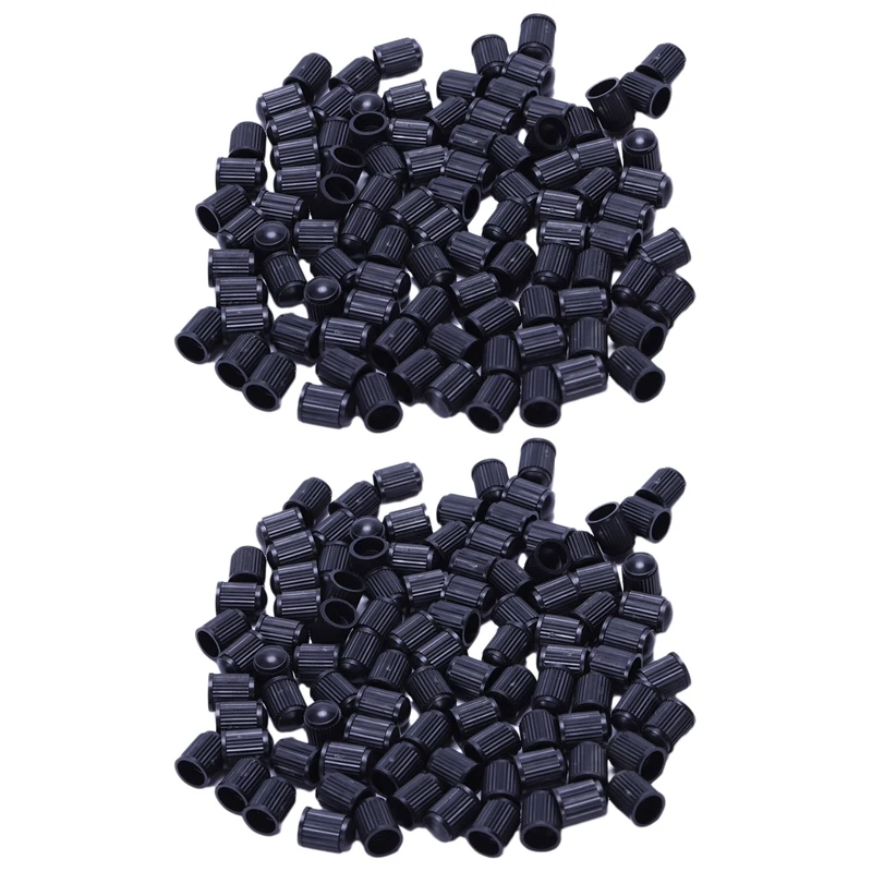 

Набор из 200 черных пластиковых сменных колпачков клапана. Автомобили, грузовики, мотоциклы, квадроциклы. Колпачки для шин Schrader.