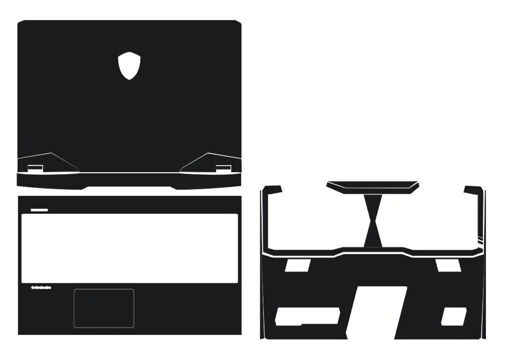 Precut 1xtop + 1xpalmrest 1xbottom чехол с наклейкой для MSI GE77 GE77HX GE78 GE78HX GP78 GP78HX MS-17S2 GP77 GT77 ms17Q1