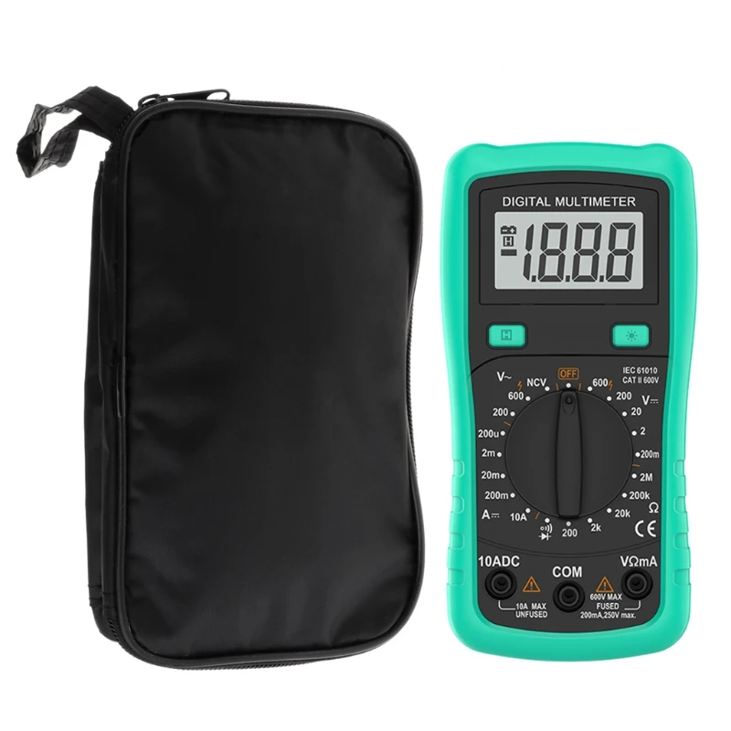 

Durable Multimeter Black Canvas Bag Waterproof Shockproof Soft for CASE 20x12x4