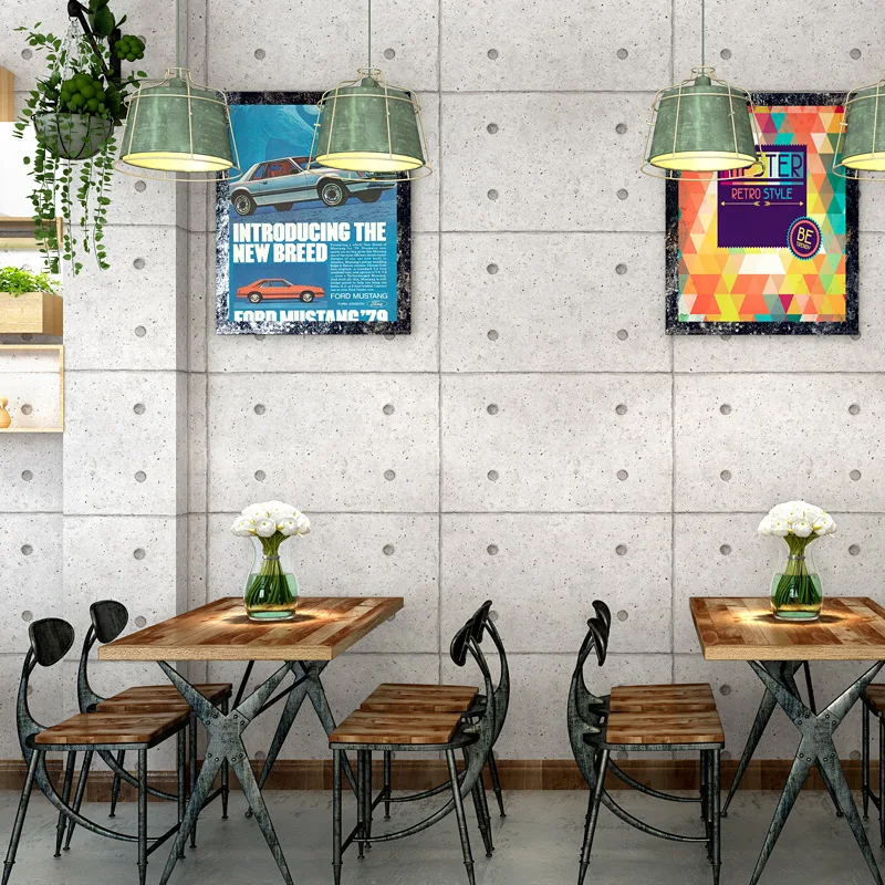

Retro 3D solid brick stone stone pattern culture stone wallpaper bar hair salon coffee restaurant industrial wind wallpaper