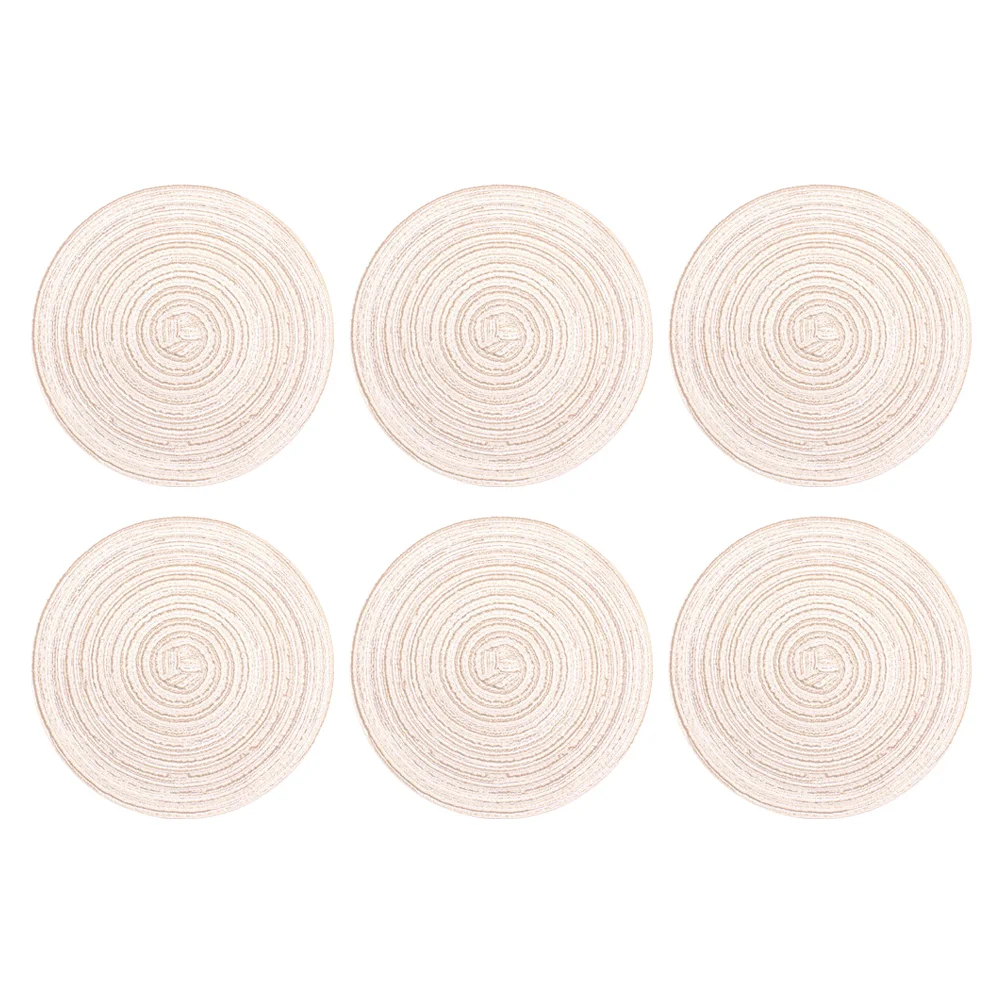 

Mat Table Placemats Coaster Cup Trivet Coasters Hot Pot Drink Woven Placemat Setcotton Mats Dish Coffee Mug Braided Pan Pad