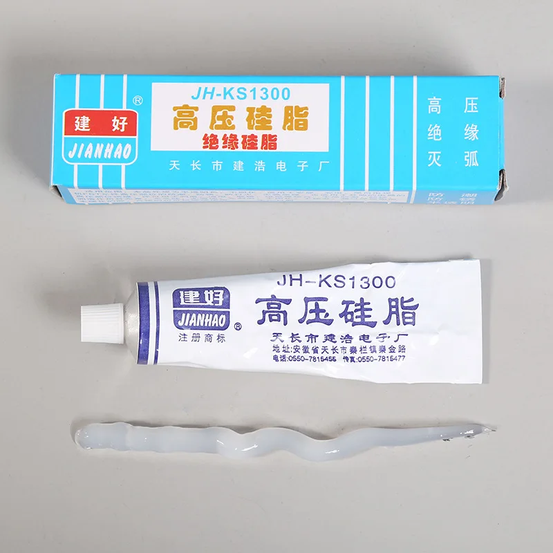 

High Voltage Silicon Grease Insulation Rust Moistureproof Translucent Non-Curing For TV FBT Component High Pressure Parts