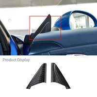 for porsche 718911 2012 2019 inner a pillar triangle decoration frame cover 100 real carbon fiber car interior accessories