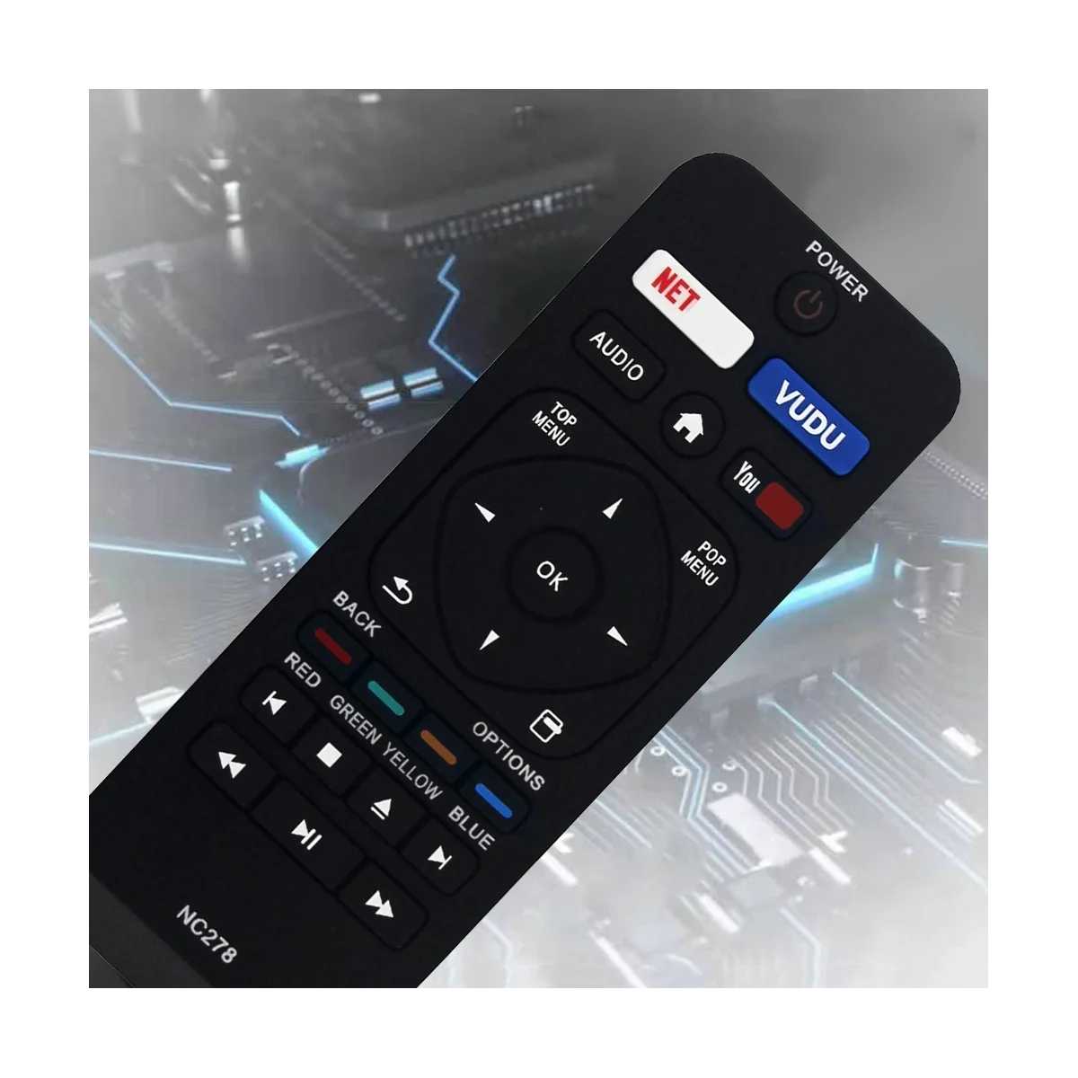 Пульт дистанционного управления для Blu-Ray DVD-плеера NC278 NC458 NC290 BDP2501/F7 BDP2501/F7A BDP7303/F7