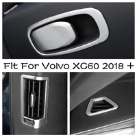 a pillar dashboard air conditioning ac vent outlet frame glove storage box handle sequin cover trim for volvo xc60 2018 2021