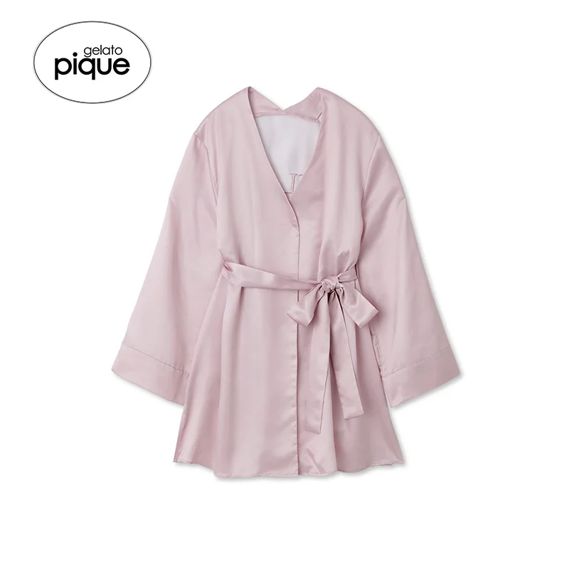 Nightgown Satin Robes Room Wear Gelato Pique New Arrivals Women's Pajamas Home Wear Strawberry