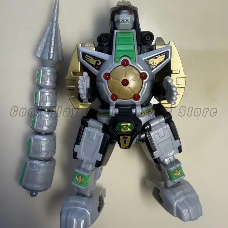 Фото В наличии: Оригинальная фигурка Bandai Mighty Morphin Power Rangers SMP SUPER MINIPLA DRAGONCAESAR Combine CLEAR COLOR, аниме-фигурка, игрушка №5