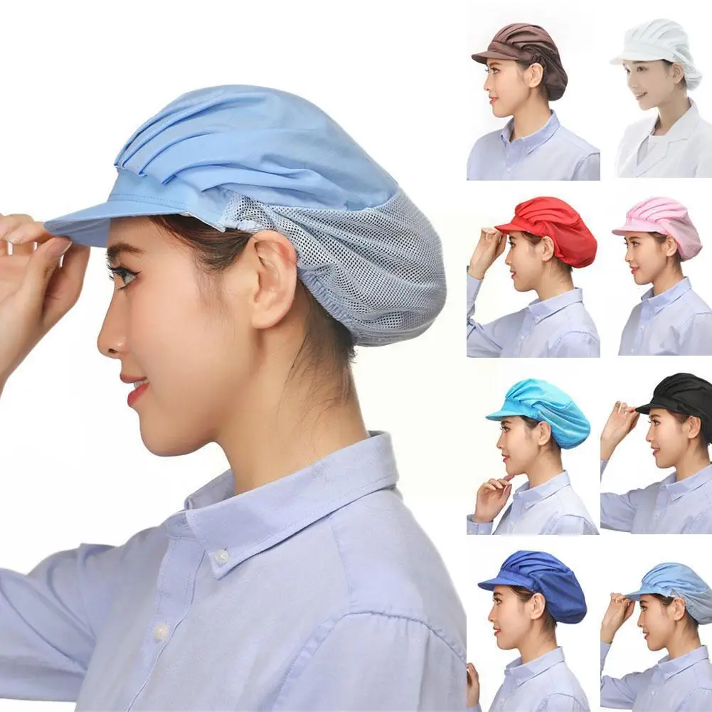 

Женская цветная кухонная шляпа для выпечки, дышащая шляпа для выпечки официантов, шляпа для домашнего задания в ресторане, шляпа для медици...