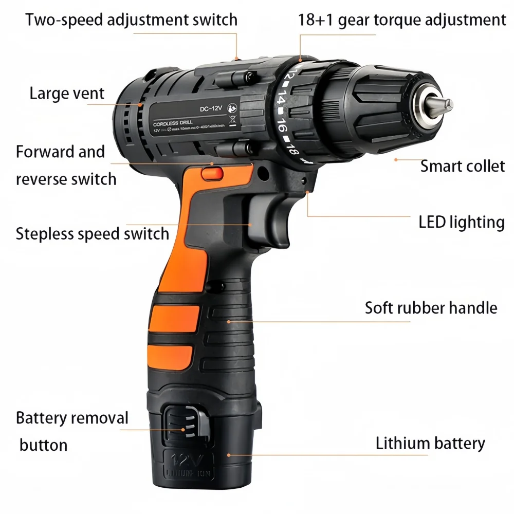 16/28/35/91/102/112 шт. набор аккумуляторных электроинструментов электрических ручных