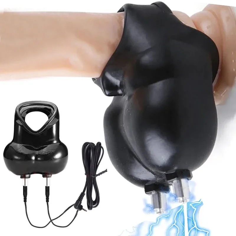 Кольцо на член YUKUI электростимуляция удлинитель пениса Electrosex электросекс БДСМ