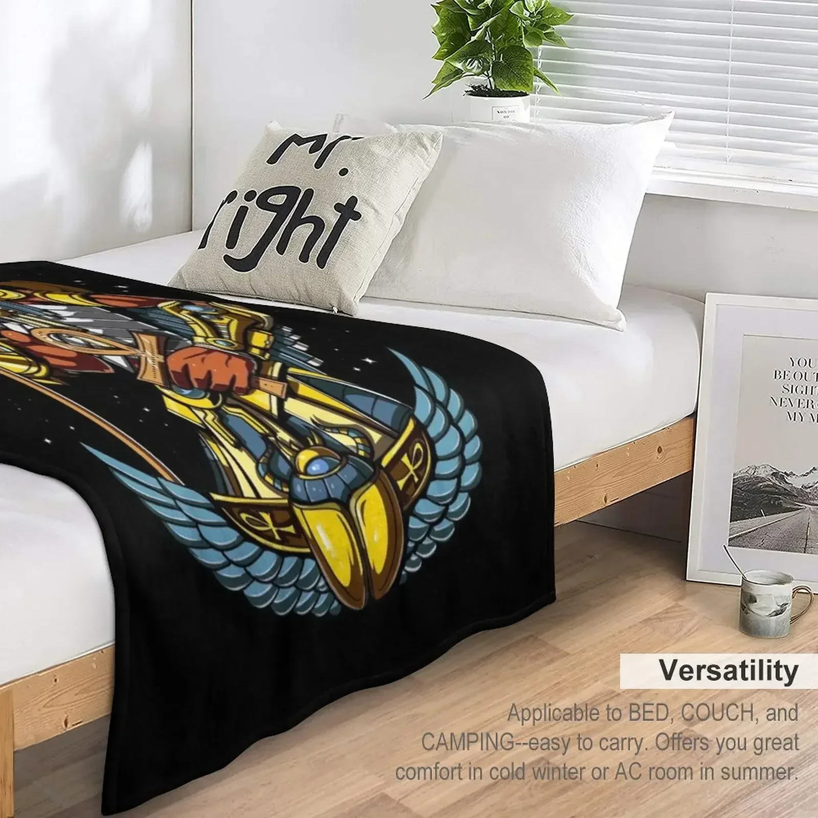 Одеяло с египетской мифологии God Thoth Retros плед для детских одеял