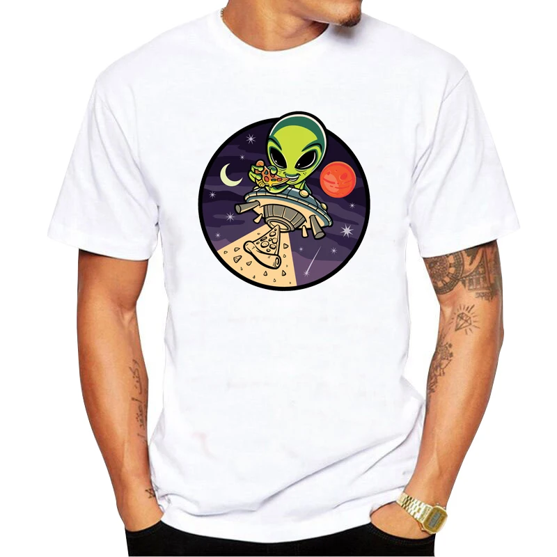 

Design Funny Alien Men's T-shirt summer Tee shirt Hip Hop Streetwear T shirt men clothes