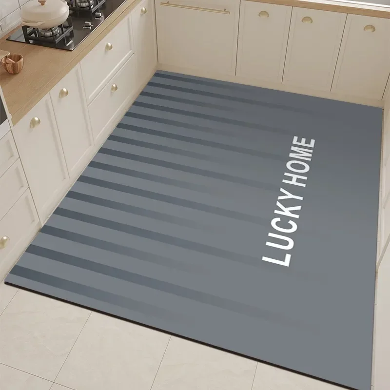 Кухонный ковер большой водонепроницаемый коврик из ПВХ нескользящий с