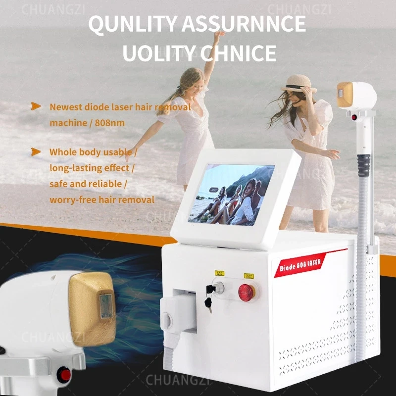 

CE Certified 2000w 808nm Diode Laser Hair Removal Beauty Machine 755/808/1064 Nm Three Wavelength Laser Hair Removal Machine
