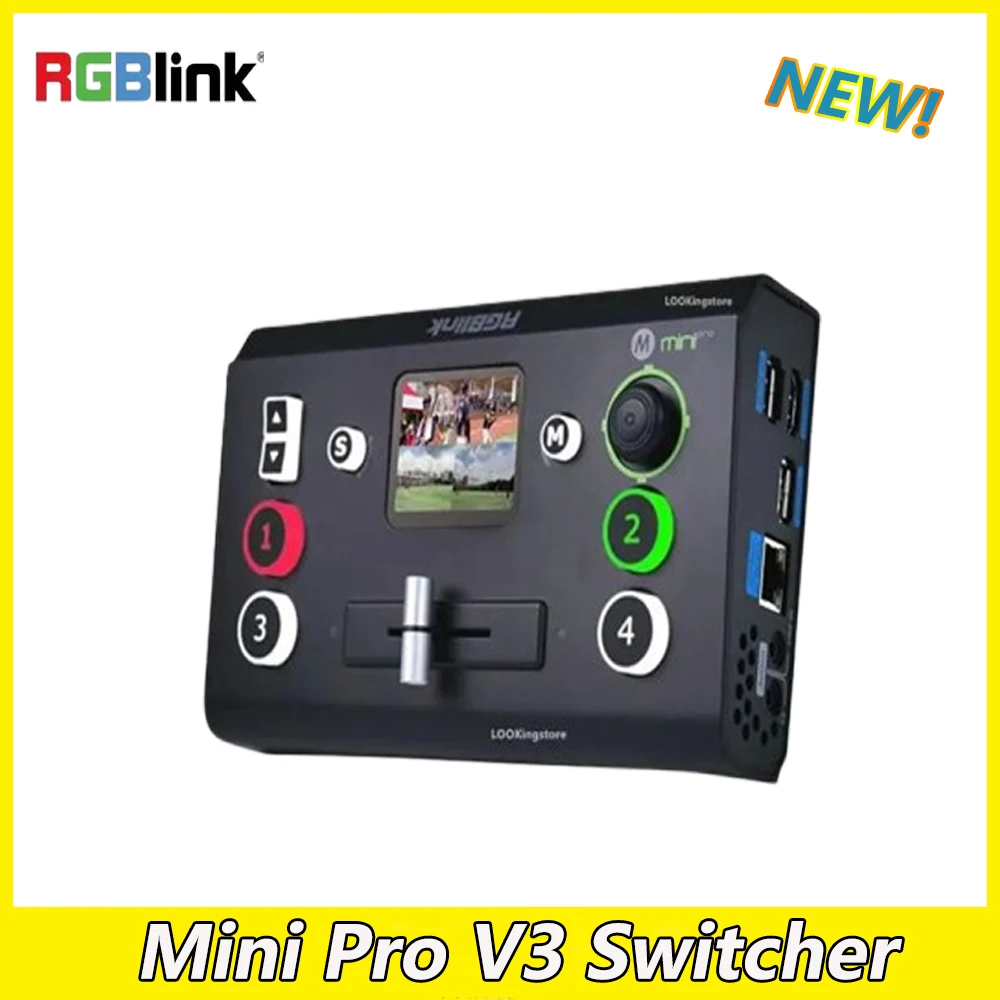 Многоформатный видеомикшер RGBlink Mini Pro V3 4-канальные входы производство камеры USB3.0