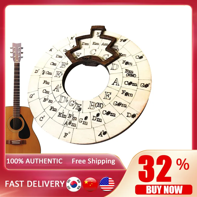 

Circle Of Fifths Wheel Wood Chord Tools Circle Wheel Expand Your Playing Ability Song Writing And Music Exploration Must Have