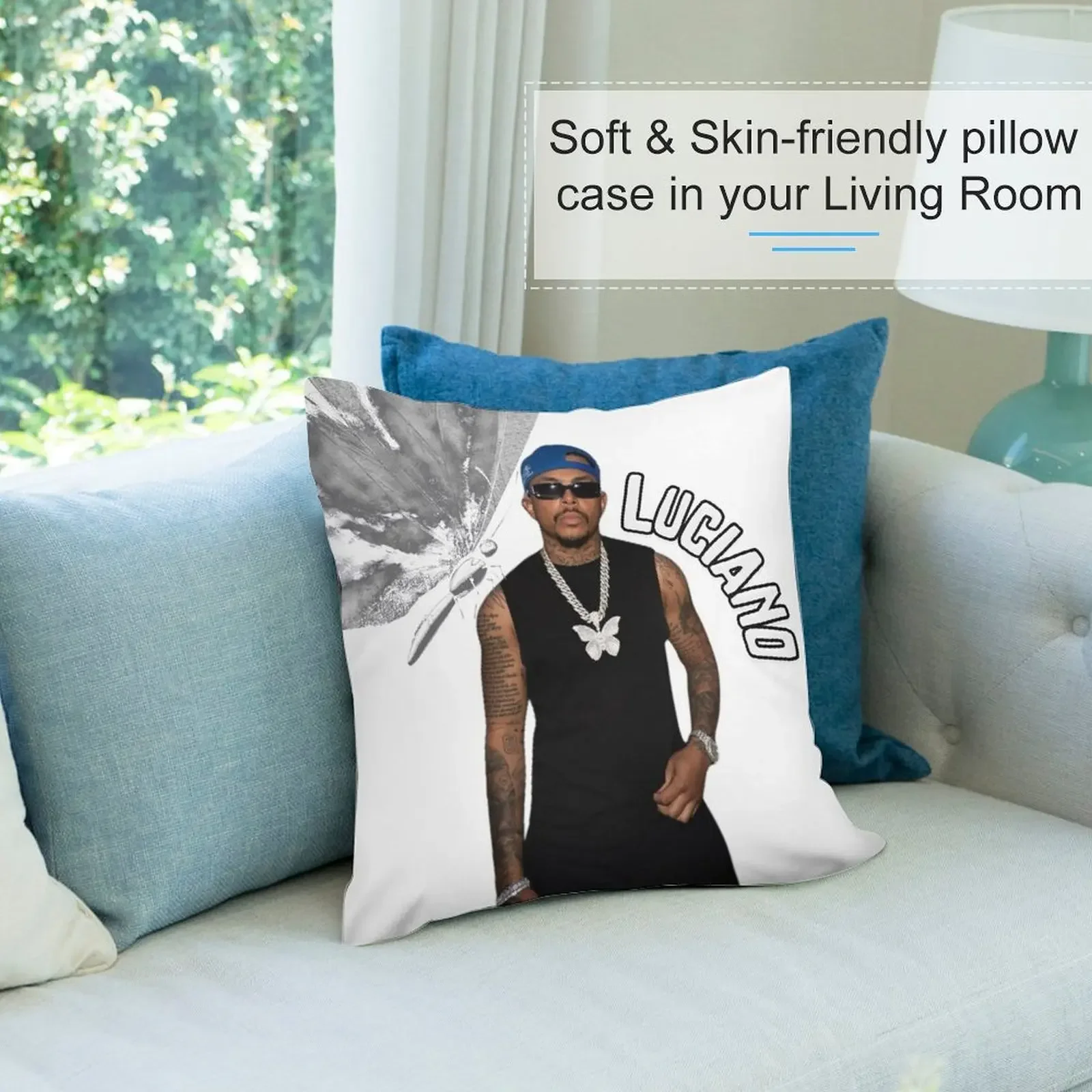 Подушка Luciano в немецком рэпе подушка на заказ фото наволочки декоративная