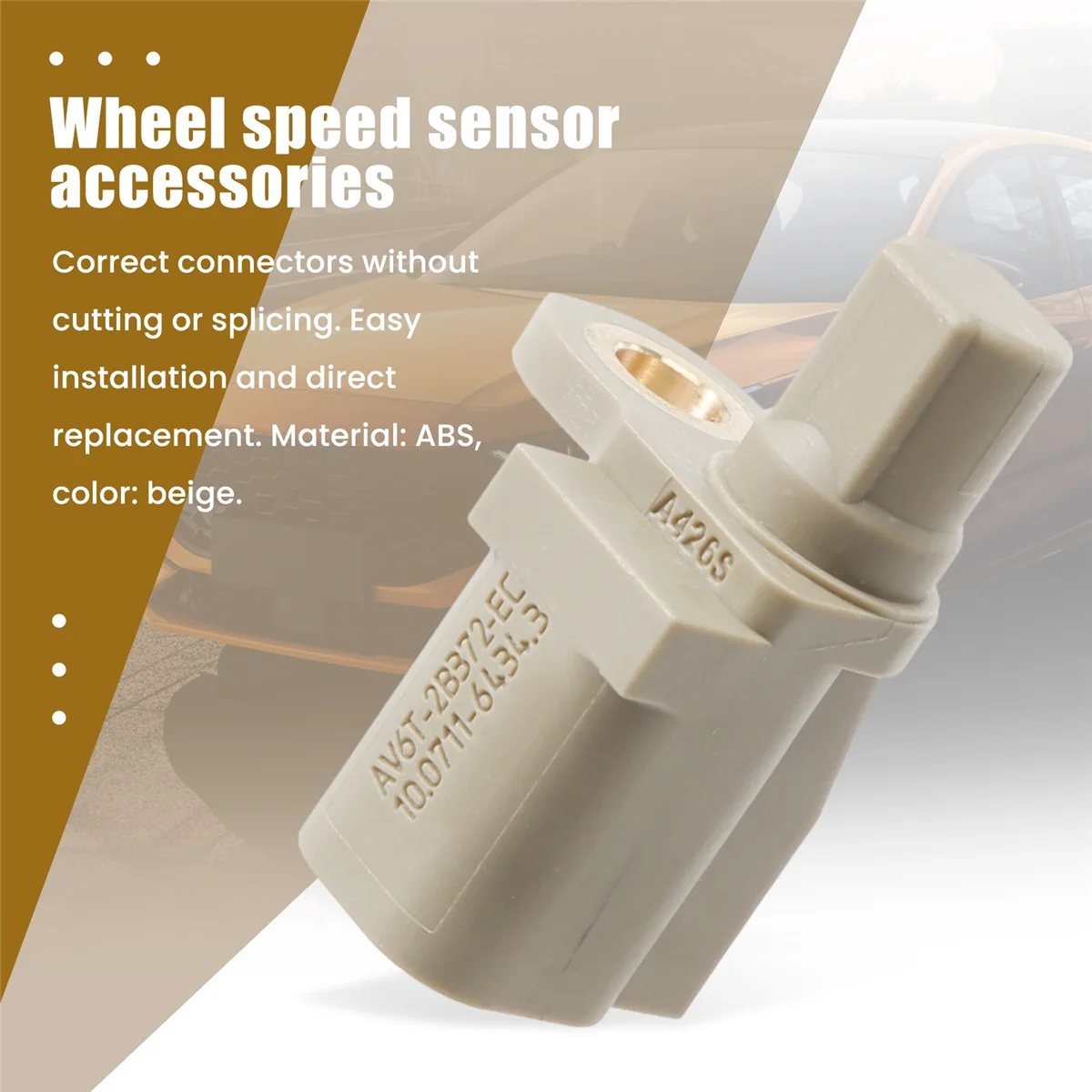 Датчик скорости колеса ABS для фокуса MK3 C-MAX Transit AV6T2B372EC AV6T-2B372-EC