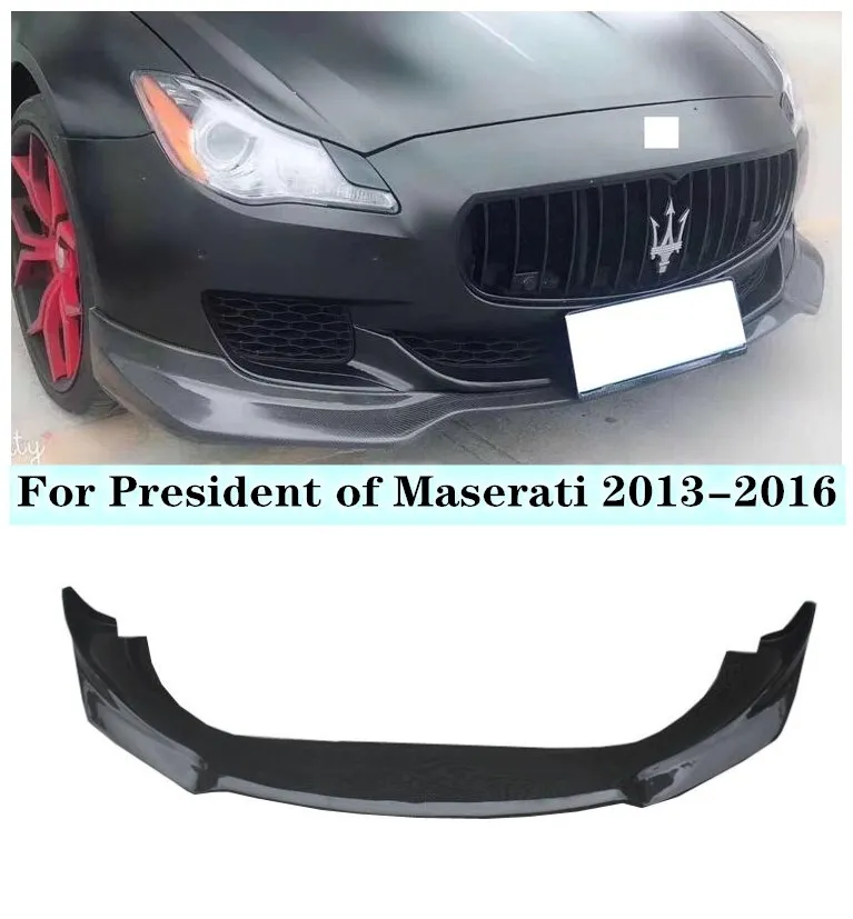 

Подходит для Maserati Quattroporte 2013, 2014, 2015, 2016, высококачественный бампер из углеродного волокна, передний разветвитель для губ, защитная крышка