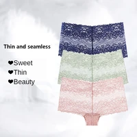 women sexy underwear lace panties seamless femme lingerie hollow breathable plus size cotton crotch girls see through briefs