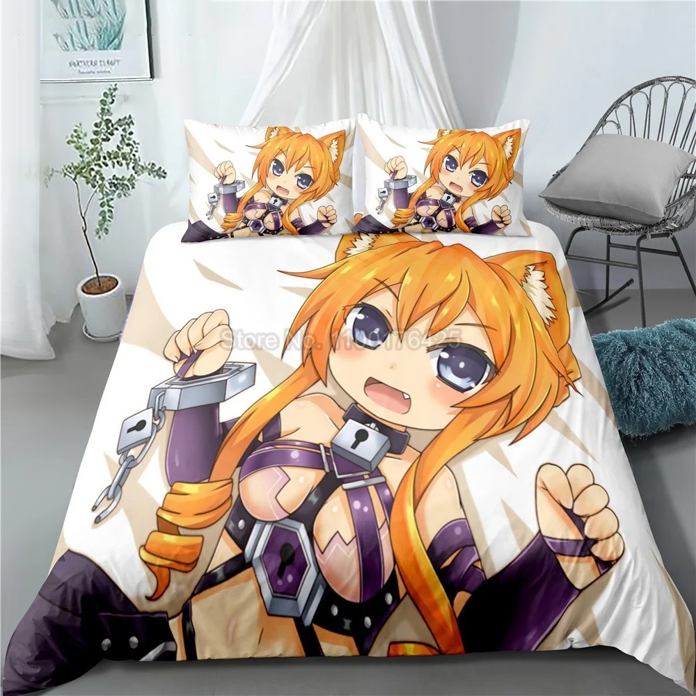 Комплект постельного белья из 3 предметов с изображением свидания и прямого