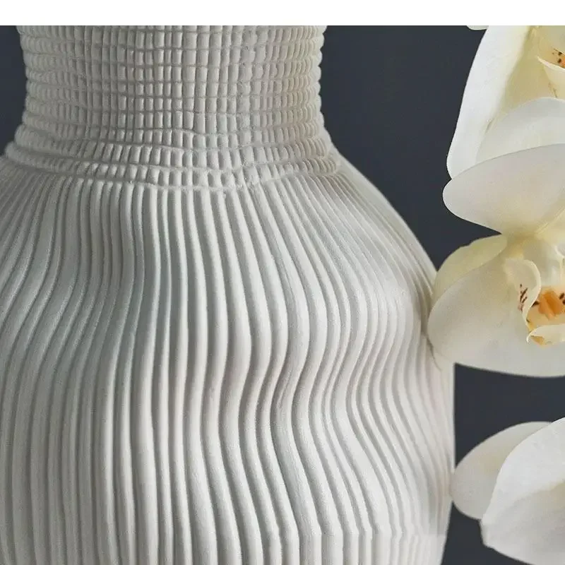 Ассиметричная керамическая ваза европейские минималистичные цветочные горшки