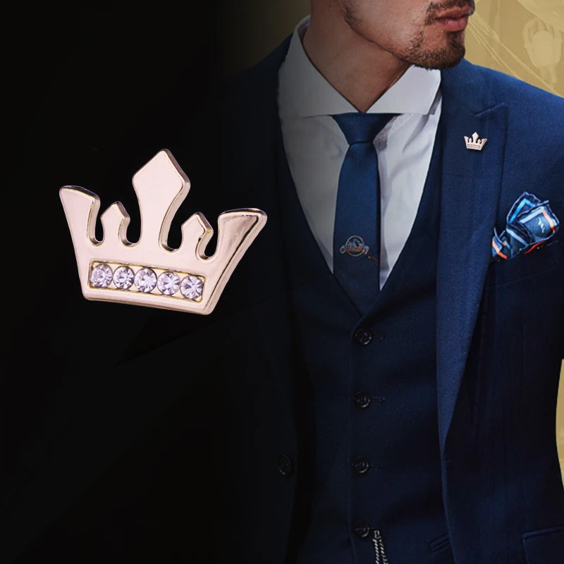 Модная мужская брошь на воротник рубашки Значки для женщин ювелирные изделия