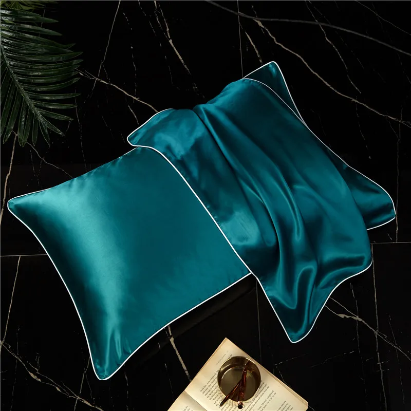Silk Pillow Case Protect Hair Skin Real Silk Pillowcase Comfortable Bedding Beauty Luxury Pillow Cover Home Decor