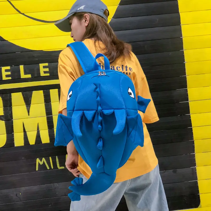 

Креативный мультяшный большой рюкзак корейский приток динозавр Монстр Рюкзак Детская индивидуальная школьная сумка для студентов Забавные игрушки с животными