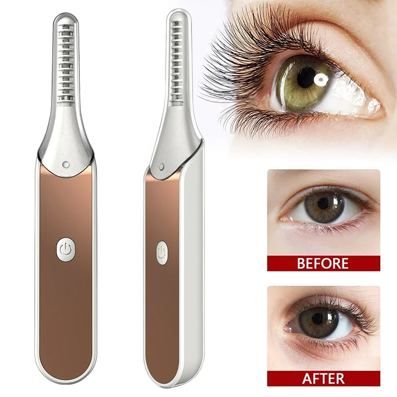 

Electric Heated Eyelash Curler Quick Natural Curling And Long Lasting Eyelashes Curler Lash Makeup Tool