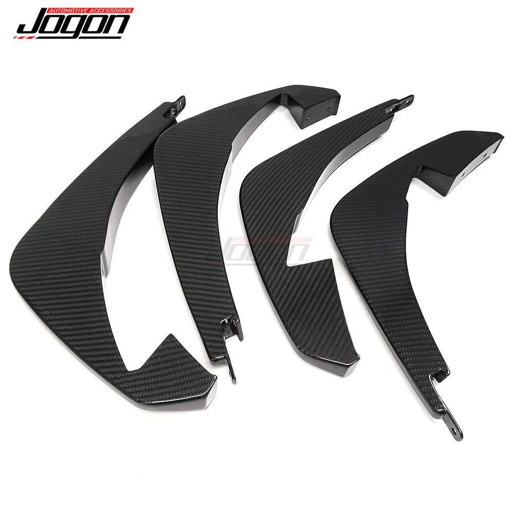 100% натуральный УГЛЕРОДНЫЙ Задний диффузор сплиттер низкие плавники для C8 Corvette