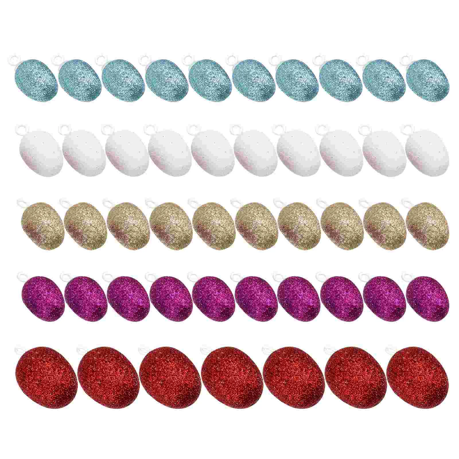 

100pcs Exquisite Easter Colorful Egg Festival Scene Decor Easter Decorations