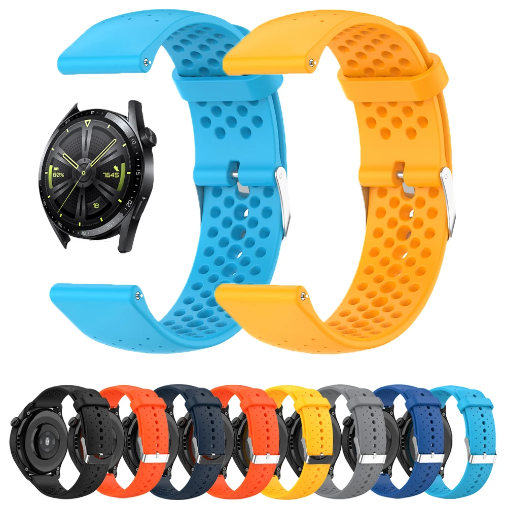

Silicone Strap For Huami Watch Amazfit GTR 3 Pro 2 2e 47mm 42mm Band Stratos GTS 2 Bip S Pace 20mm 22mm Sports Wrist Watchbands
