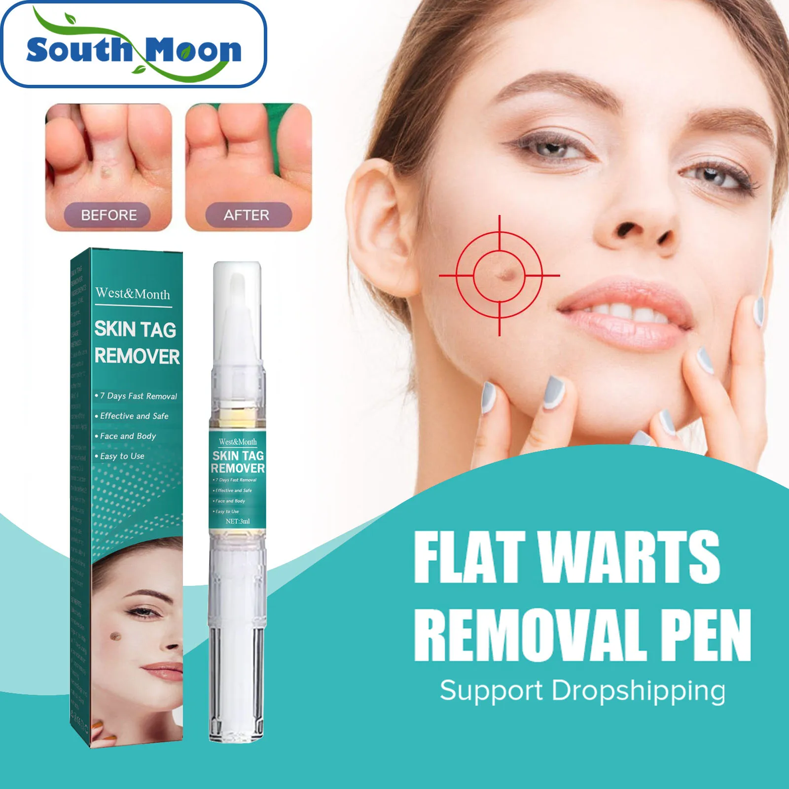 

Wart Removal Pen Fast Remove Mole Freckle Genital Skin Warts Against Papillomas Foot Corn Removal Anti Verruca Remedy Liquid Pen