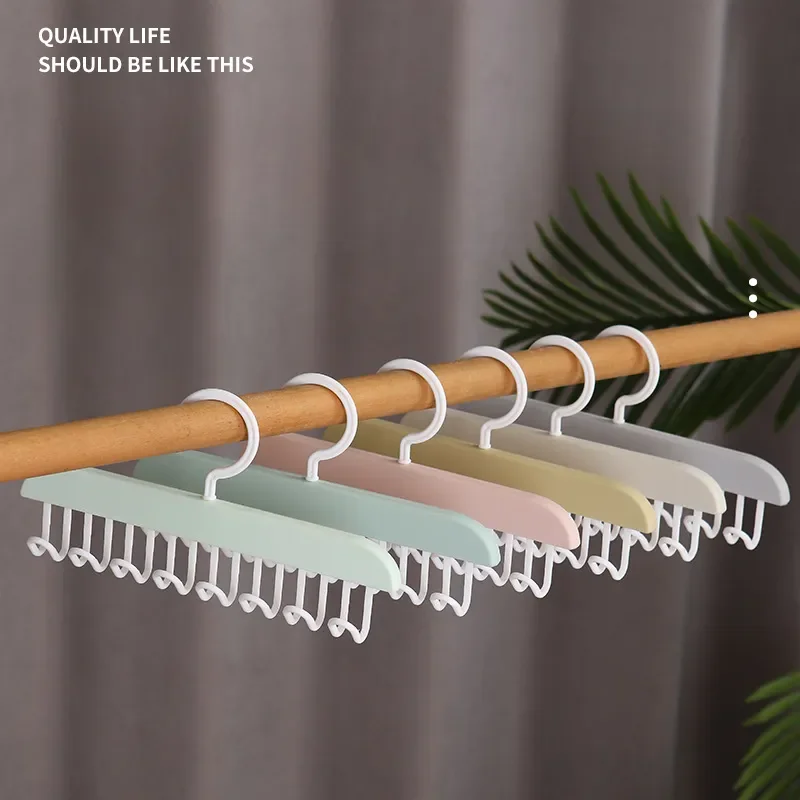 

New Multifunctional Hanger Wooden Belt Hanger Women Sturdy Durable Tie Belt Storage Case for Beanie Scarfs Bra Closet Supplies