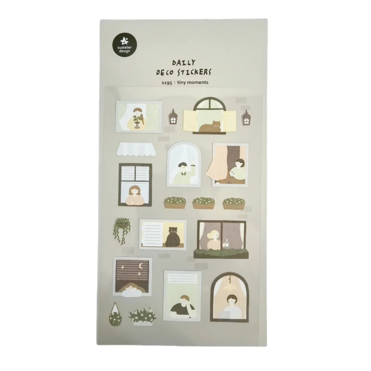 

Бумажные наклейки Suatelier Window Tiny Moments