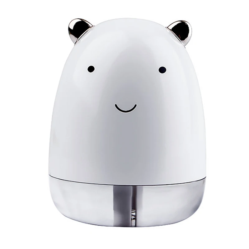 

220ML Mini Air Humidifier Cute Bear USB Aroma Diffuser Colorful Night Light Car Office Air Purifier Mist Maker