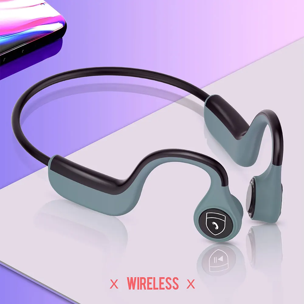 B9 Wireless Bluetooth Bone Conduction Earphone  Stereo  Surround Sound Earbud Sport Waterproof Handsfree Headset With Mic enlarge