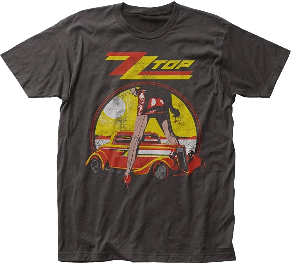

Crazy Streetwear Men's Zz Top Vintaged Legs Rock T-Shirt Hip Hop Cotton Tshirts Male Clothes