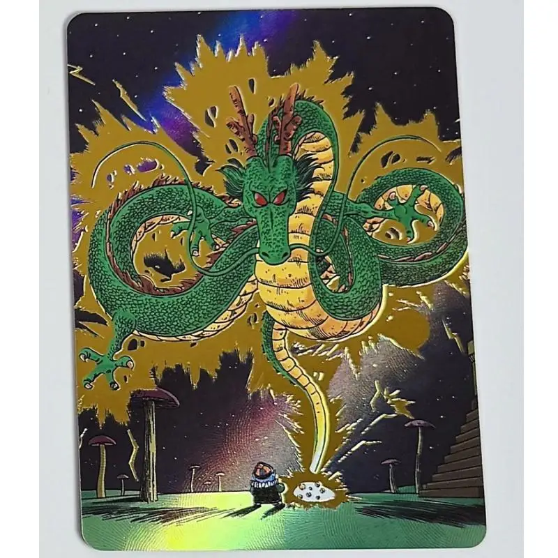 9 листов флэш-карт Shenron Son Goku Dragon Ball Diy рефракционные горячее тиснение серии аниме